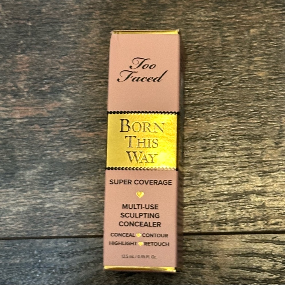 Too Faced Born This Way Spiced Rum super coverage concealer BNIB BNWT full size - Picture 12 of 12